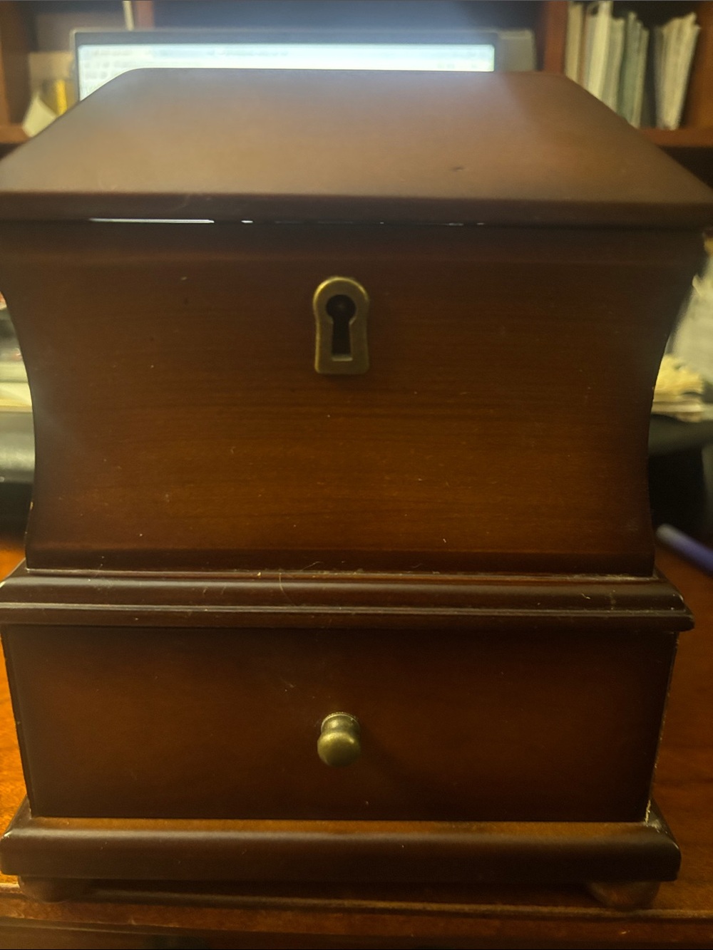 Bombay Wooden Jewelry Chest
